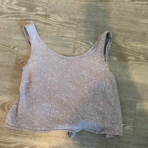 Lululemon purple tie top